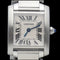 Montre Cartier Tank Française - Montre en acier quartz 58 Facettes MT45321
