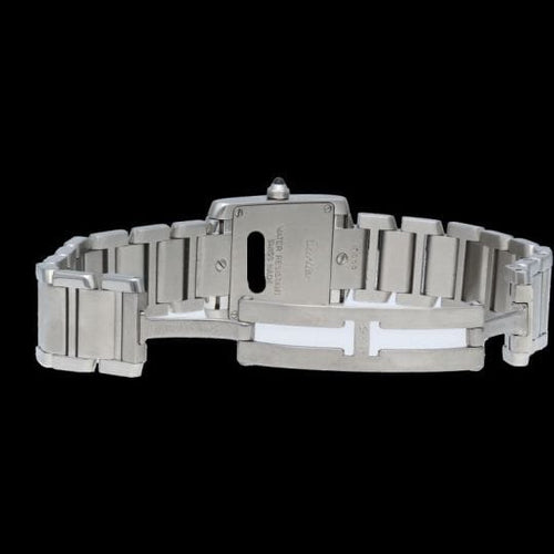 Montre Cartier Tank Française - Montre en acier quartz 58 Facettes MT45321