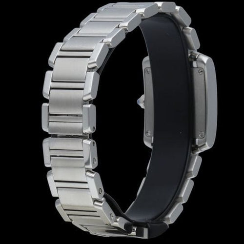 Montre Cartier Tank Française - Montre en acier quartz 58 Facettes MT45321