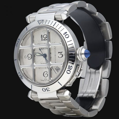 Montre Cartier Pasha - Montre automatique 38 mm en acier 58 Facettes MT45248