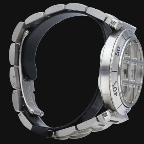 Montre Cartier Pasha - Montre automatique 38 mm en acier 58 Facettes MT45248