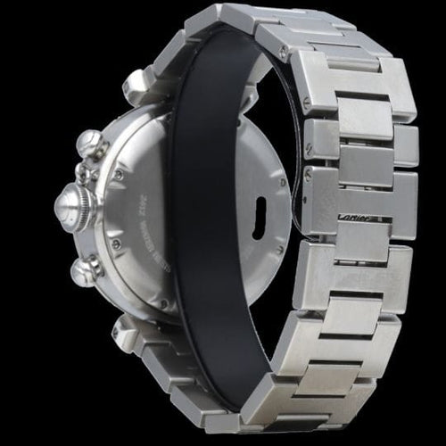 Montre Cartier Pasha - Montre chronographe automatique en acier 36 mm 58 Facettes MT45244