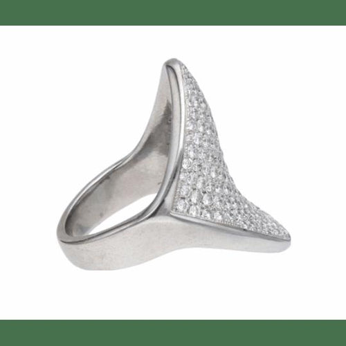 Bague 55 Bague en or blanc 18K sertie de diamants 4,52 ct 58 Facettes 4087