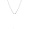 Collier Collier en or blanc 18K avec diamants blancs et noirs 58 Facettes 4152