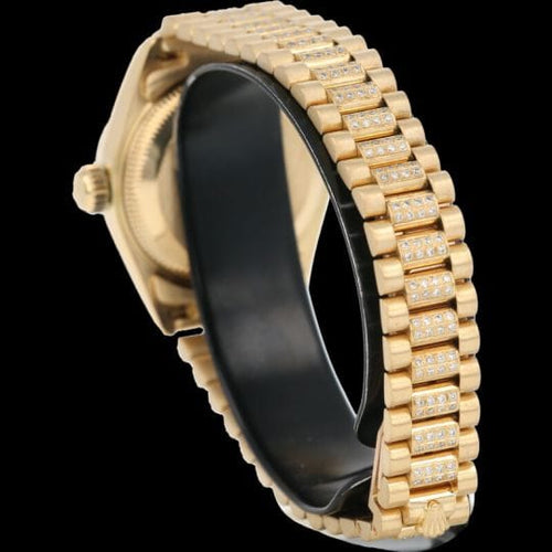 Montre Rolex Datejust - Montre Lady 26 mm en or jaune et diamants 58 Facettes MT44960