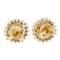 Boucles d'oreilles Boucles d'oreilles perles de culture en or jaune 18K et diamants 58 Facettes 4196