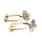Boutons de manchette Bulgari - Boutons de manchette en or jaune et or blanc 18k 58 Facettes 4180