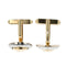 Boutons de manchette Bulgari - Boutons de manchette en or jaune et or blanc 18k 58 Facettes 4180