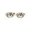 Boutons de manchette Bulgari - Boutons de manchette en or jaune et or blanc 18k 58 Facettes 4180