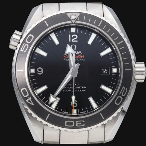 Montre Omega Seamaster Planet Ocean - Montre homme automatique en acier 46 mm 58 Facettes MT45040