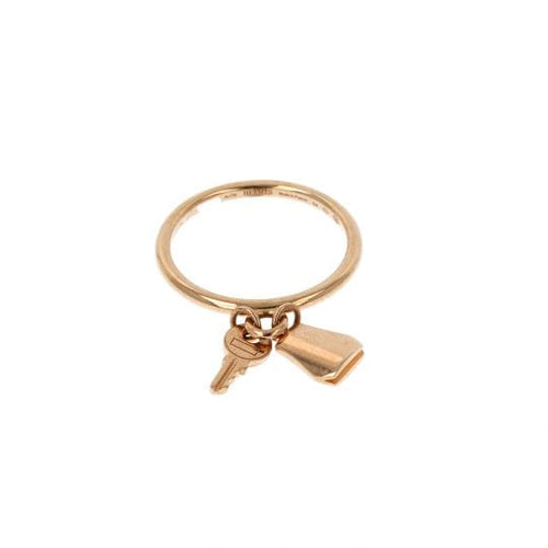 Bague 54 Hermès Kelly Clochette - Bague en or rose 18k 58 Facettes 3945
