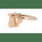 Bague 54 Hermès Kelly Clochette - Bague en or rose 18k 58 Facettes 3945