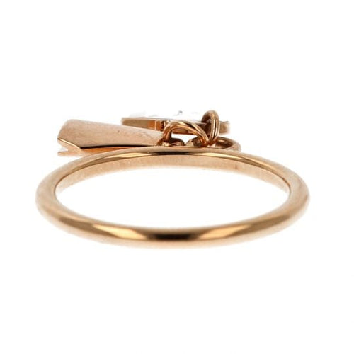 Bague 54 Hermès Kelly Clochette - Bague en or rose 18k 58 Facettes 3945