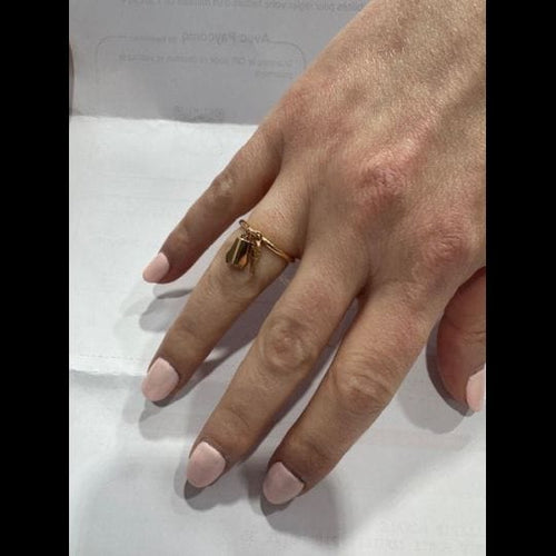 Bague 54 Hermès Kelly Clochette - Bague en or rose 18k 58 Facettes 3945
