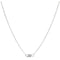 Collier Pendentif - Collier en or blanc et diamants 58 Facettes 4219