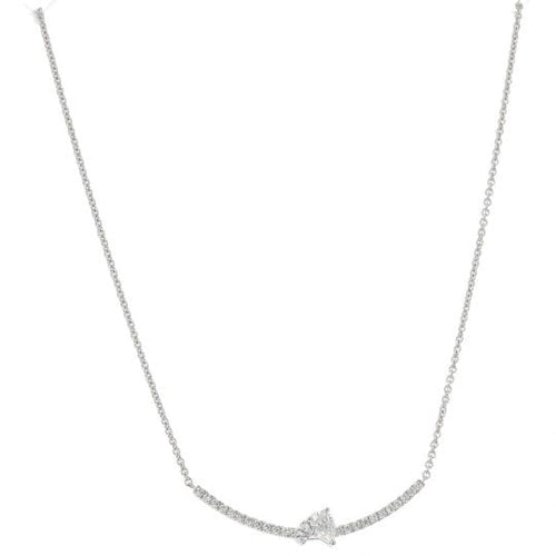 Pendentif Pendentif en or blanc avec diamants 58 Facettes 4220