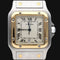 Montre Cartier Santos Galbée - Montre en or jaune et acier 58 Facettes MT44934