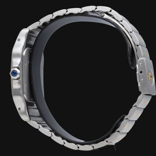 Montre Cartier Santos Galbée - Montre en or jaune et acier 58 Facettes MT44934