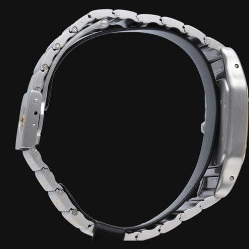 Montre Cartier Santos Galbée - Montre en or jaune et acier 58 Facettes MT44934