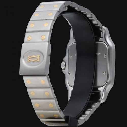 Montre Cartier Santos Galbée - Montre en or jaune et acier 58 Facettes MT44934