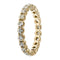 Bague 55 Bague en or jaune 18K avec diamants naturels 58 Facettes 4310