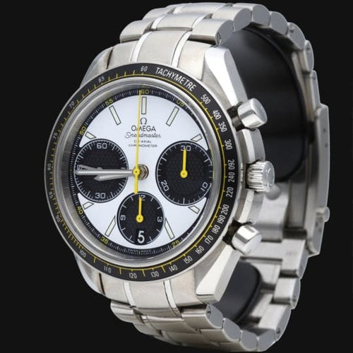 Montre Omega Speedmaster - Montre chronographe Date Racing Co-Axial en acier 58 Facettes MT45082
