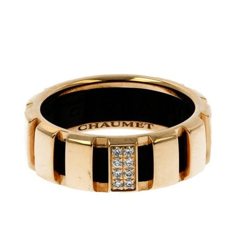 Bague 56 Chaumet Class One - Bague en or jaune 18k et diamants 58 Facettes 4314