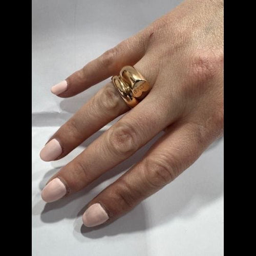 Bague 57 Chopard Love - Bague en or rose 18k 58 Facettes 4363