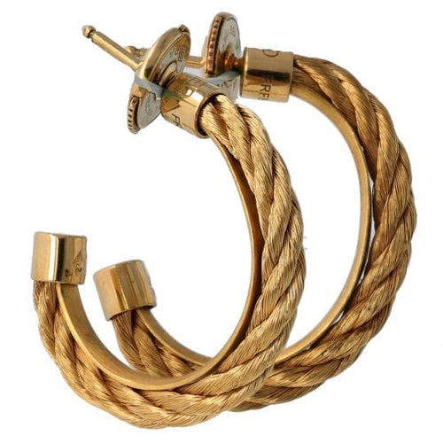 Boucles d'oreilles Fred - Boucles d’oreilles en or jaune 58 Facettes 4205