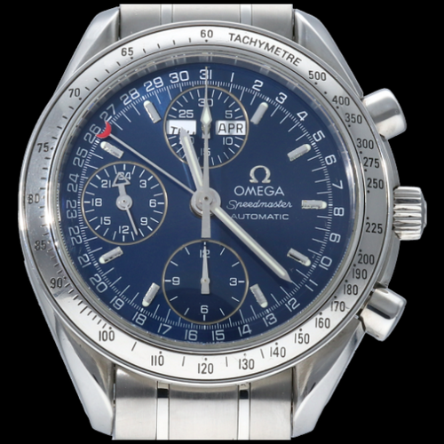 Montre Omega Speedmaster Day-Date - Montre chronographe automatique en acier 58 Facettes MT44724