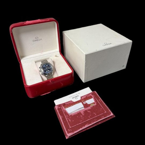 Montre Omega Speedmaster Day-Date - Montre chronographe automatique en acier 58 Facettes MT44724