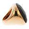 Bague 54 Pomellato Victoria - Bague en or rose 18k et jais noir 58 Facettes 4396