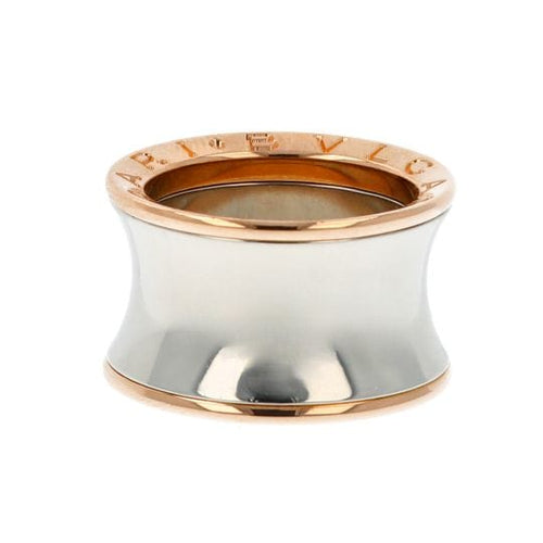 Bague 50 Bulgari B.Zero1 Anish Kapoor - Bague en or rose 18k et acier 58 Facettes 4403