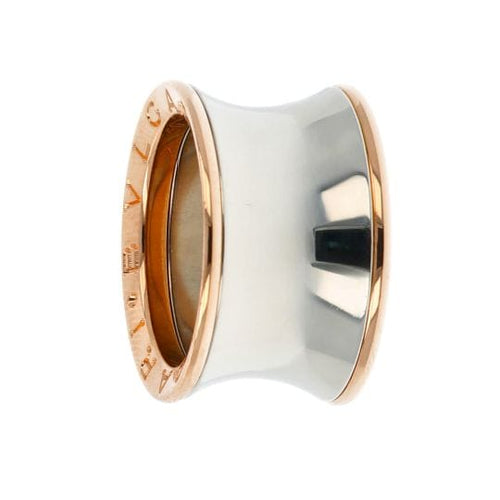 Bague 50 Bulgari B.Zero1 Anish Kapoor - Bague en or rose 18k et acier 58 Facettes 4403
