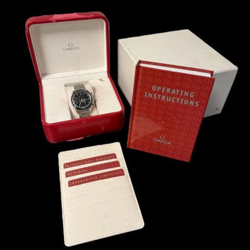 Montre Omega Speedmaster Date - Montre chronographe automatique en acier 58 Facettes MT45068