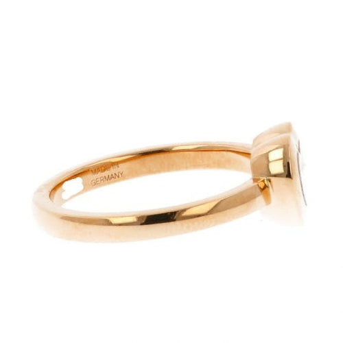 Bague 53 Chopard Happy Diamonds - Bague en or rose 18k et diamants 58 Facettes 4405