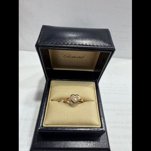 Bague 53 Chopard Happy Diamonds - Bague en or rose 18k et diamants 58 Facettes 4405