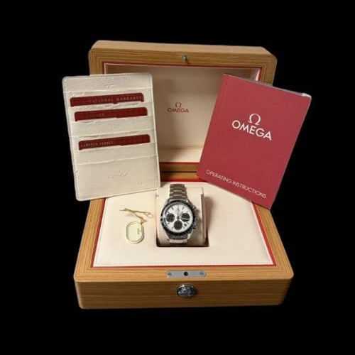 Montre Omega Speedmaster Date - Montre chronographe automatique en acier 58 Facettes MT45075