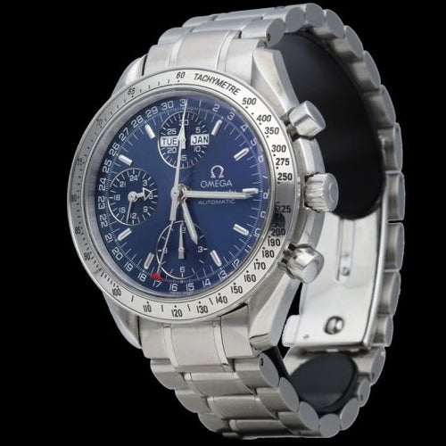 Montre Omega Speedmaster Racing - Montre chronographe Co-Axial 40 mm acier 58 Facettes MT45080