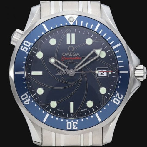 Montre Omega Seamaster - Montre automatique homme en acier, cadran bleu 58 Facettes MT44991
