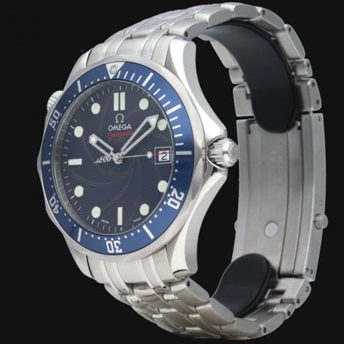 Montre Omega Seamaster - Montre automatique homme en acier, cadran bleu 58 Facettes MT44991