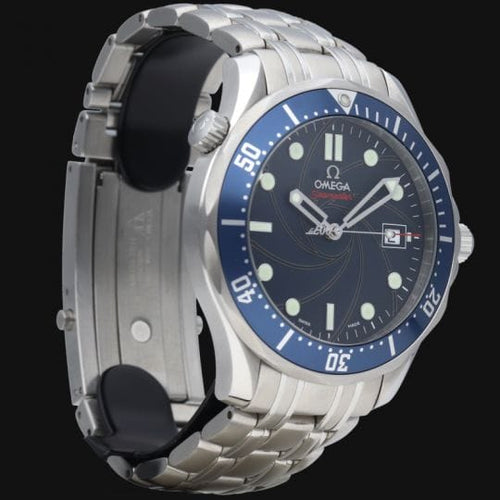 Montre Omega Seamaster - Montre automatique homme en acier, cadran bleu 58 Facettes MT44991