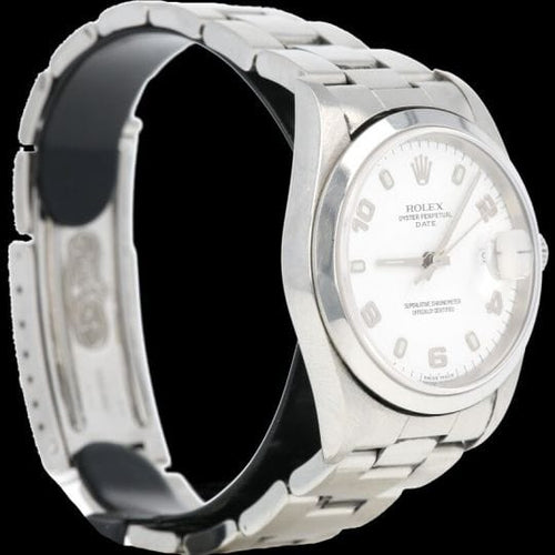 Montre Rolex Date - Montre femme 34 mm en acier 58 Facettes MT44093