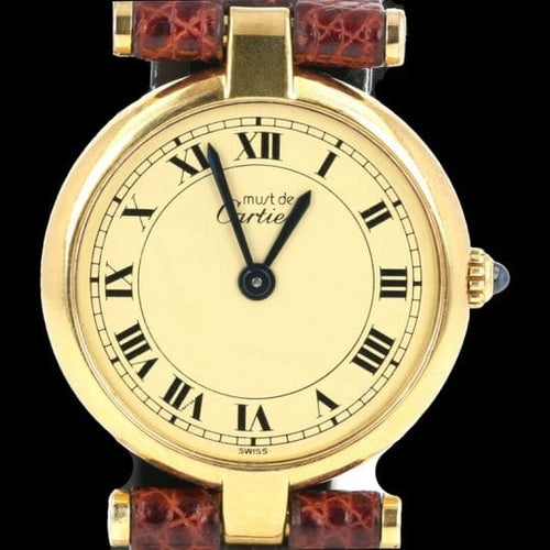 Montre Cartier Must de Cartier Vermeil - Montre femme quartz 24 mm 58 Facettes MT44968