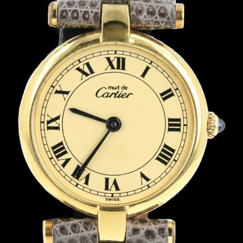 Montre Cartier Must de Cartier Vermeil - Montre femme quartz 24 mm 58 Facettes MT44881