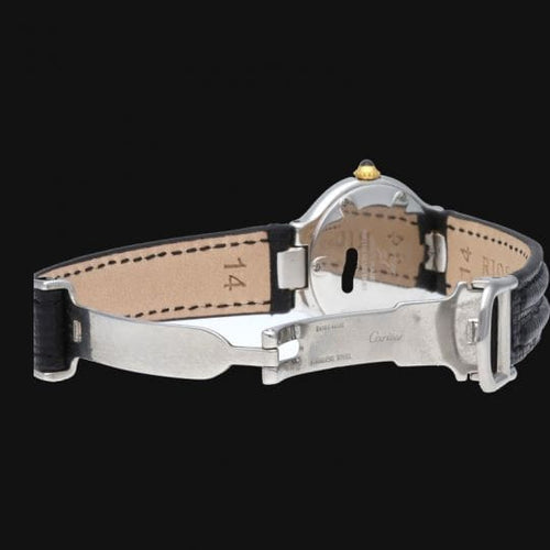 Montre Cartier Must 21 - Montre femme quartz 28 mm en or jaune et acier 58 Facettes MT42789