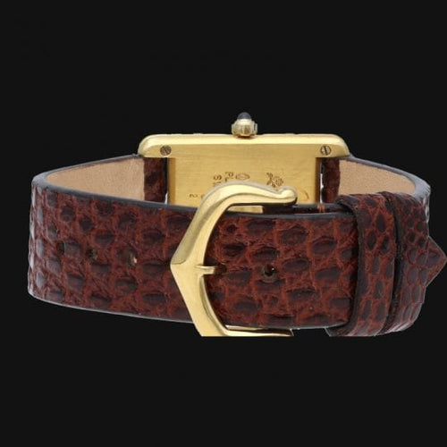Montre Cartier Tank - Montre femme en vermeil 58 Facettes MT42951