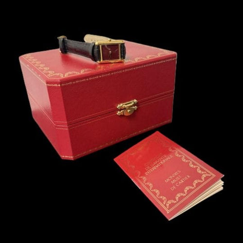 Montre Cartier Tank Vermeil - Montre femme à quartz plaqué or 58 Facettes MT44924