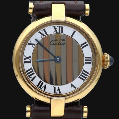 Montre Cartier Must de Cartier Vermeil - Montre femme quartz 24 mm 58 Facettes MT44877