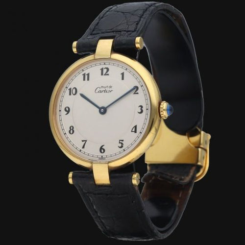 Montre Cartier Must de Cartier - Montre Vermeil quartz femme 24 mm 58 Facettes MT44880